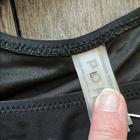 Popvil high waisted swim suite. NWT. Size large. - Picture 3 of 9